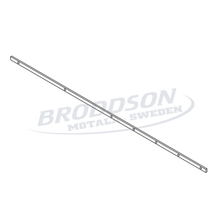 Klämjärn sidogummi soptank