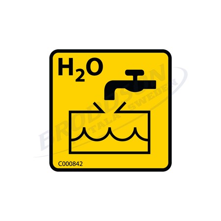 Dekal vattenpåfyllning