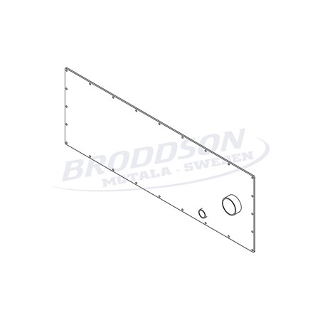 Vattentank lock rostfri