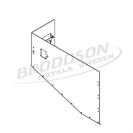 Rear side cover right