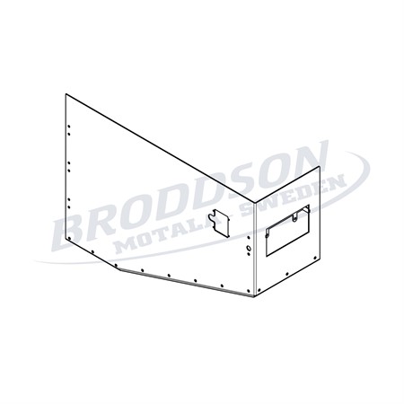 Rear side cover left